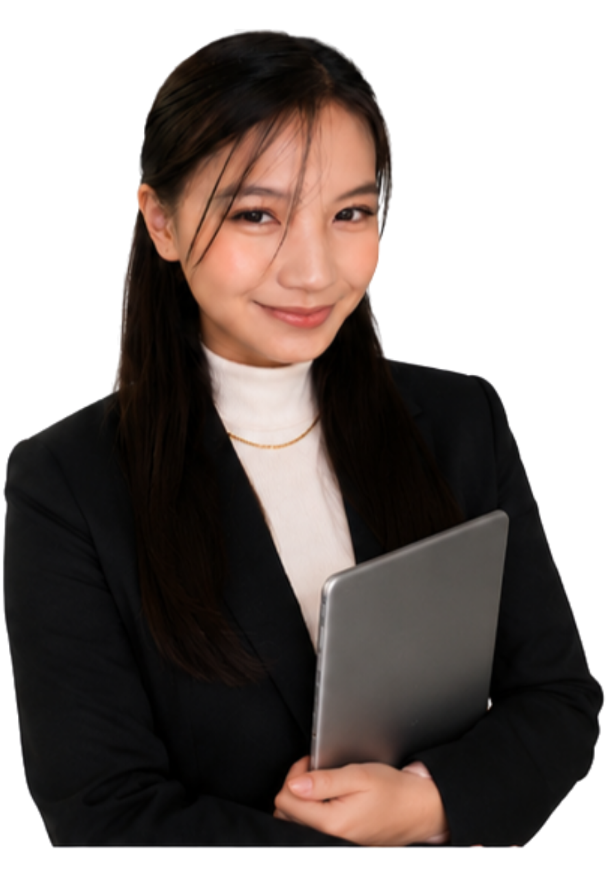 Clear VAs virtual assistant working on a laptop